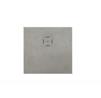 SanSwiss CALCE W31Q sprchová vanička, čtvercová 800 x 800 mm, litý mramor,  konopí   W31Q08015